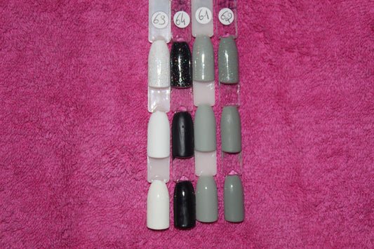 Couleur unie (Collection blanc-gris-noir)