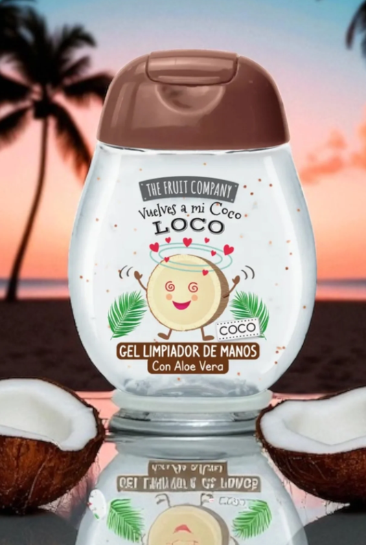 Gel désinfectant mains - Senteur Noix de coco - The fruit company